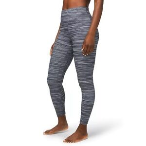 Lululemon Align High-Rise Legging 25" Grey Herringbone Nulu Sz 8